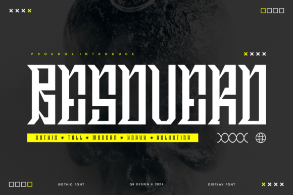 Besovero: A Bold Blackletter Font for Editorial Design
