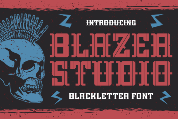 Blazer Studio: A Bold Blackletter Font for Editorial Design