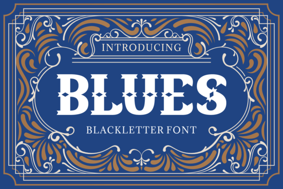Blues: A Bold Blackletter Font for Modern Editorial
