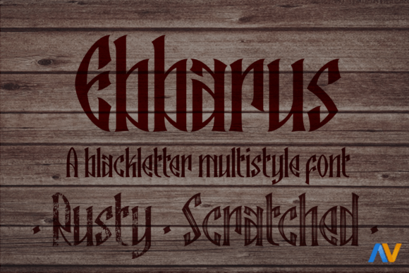 Ebbarus: A Vintage Blackletter Font for Elegant Branding