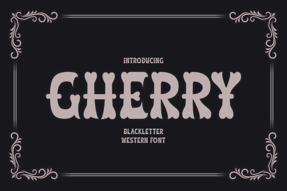 Gherry: A Bold Blackletter Font for Web Design