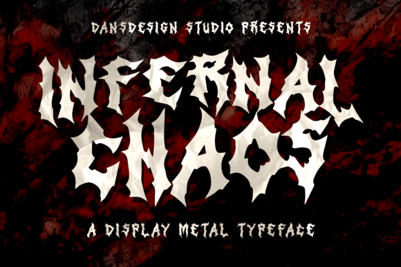 Infernal Chaos: A Bold Blackletter Font for Edgy Campaigns