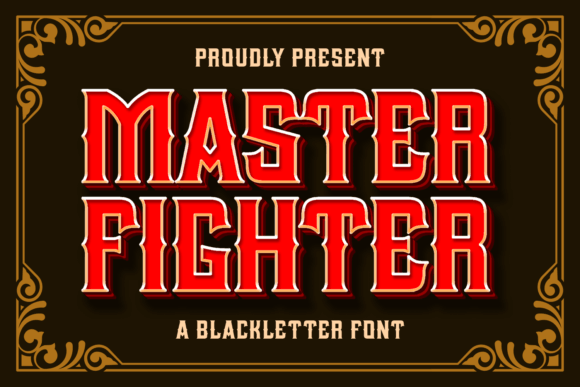 Master Fighter: A Bold Blackletter Font for Branding