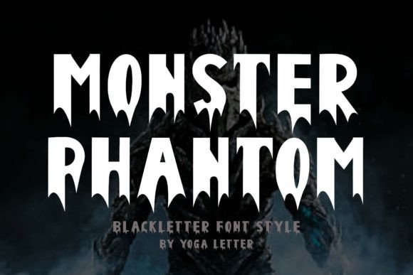 Monster Phantom: A Premium Blackletter Font Review
