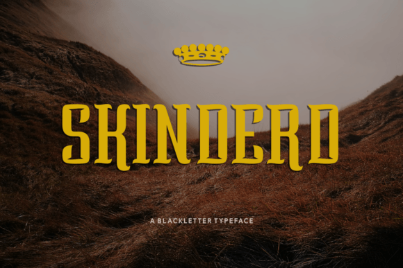 Skinderd: A Modern Blackletter Font for Makers