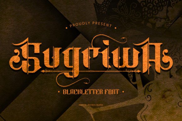 Sugriwa: A Futuristic Blackletter Font for Web Design