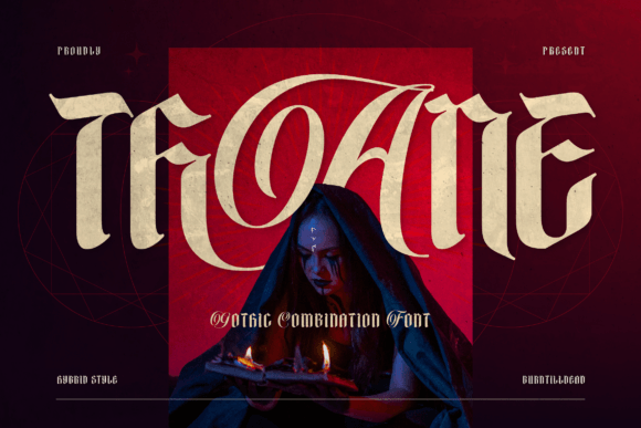 Thane: A Gothic Hybrid Font for Crafters
