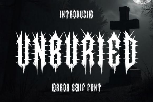 Unburied: A Gothic Blackletter Font for Dark Web Design