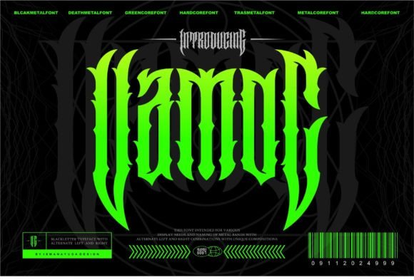 Vamoc: A Premium Blackletter Font for Digital Design